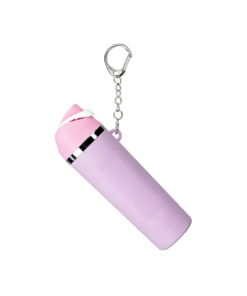 Cute Water Bottle Shape Keychain Pouch, Mini Storage Case for Coins & Tiny Accessories