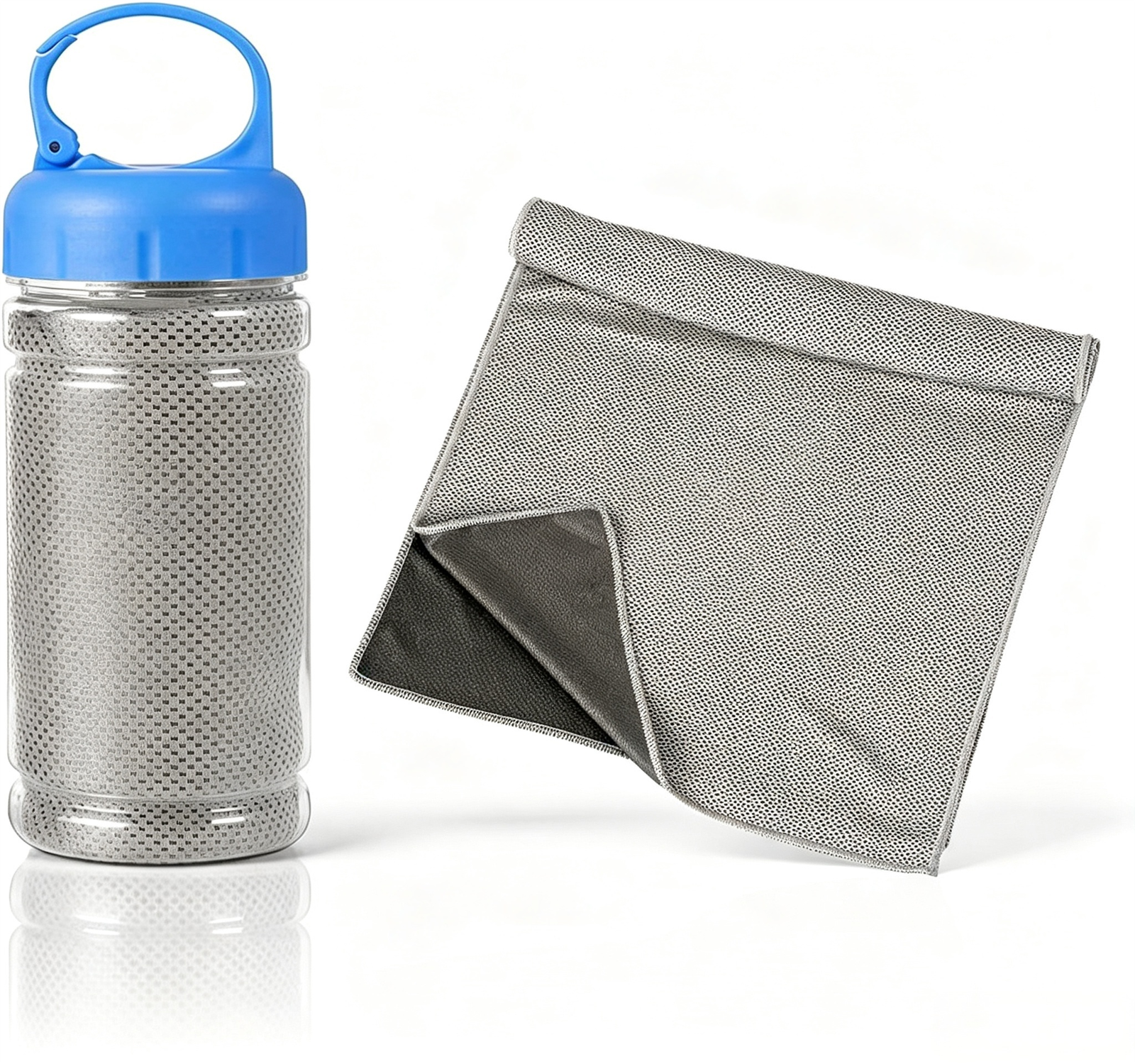 Custom Logo Cooling Towel with Bottle Case, Reusable Ice Towel for Sports, Fitness, Outdoor Activities & Promotional Gifts - Image 6