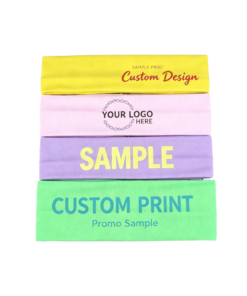 Custom Logo Elastic Sports Headbands 8PCS, Multi Color Soft Stretch Sweat Hair Wraps, Personalized Non Slip Yoga Workout Headbands for Women & Men Working Out, Travel - Image 3