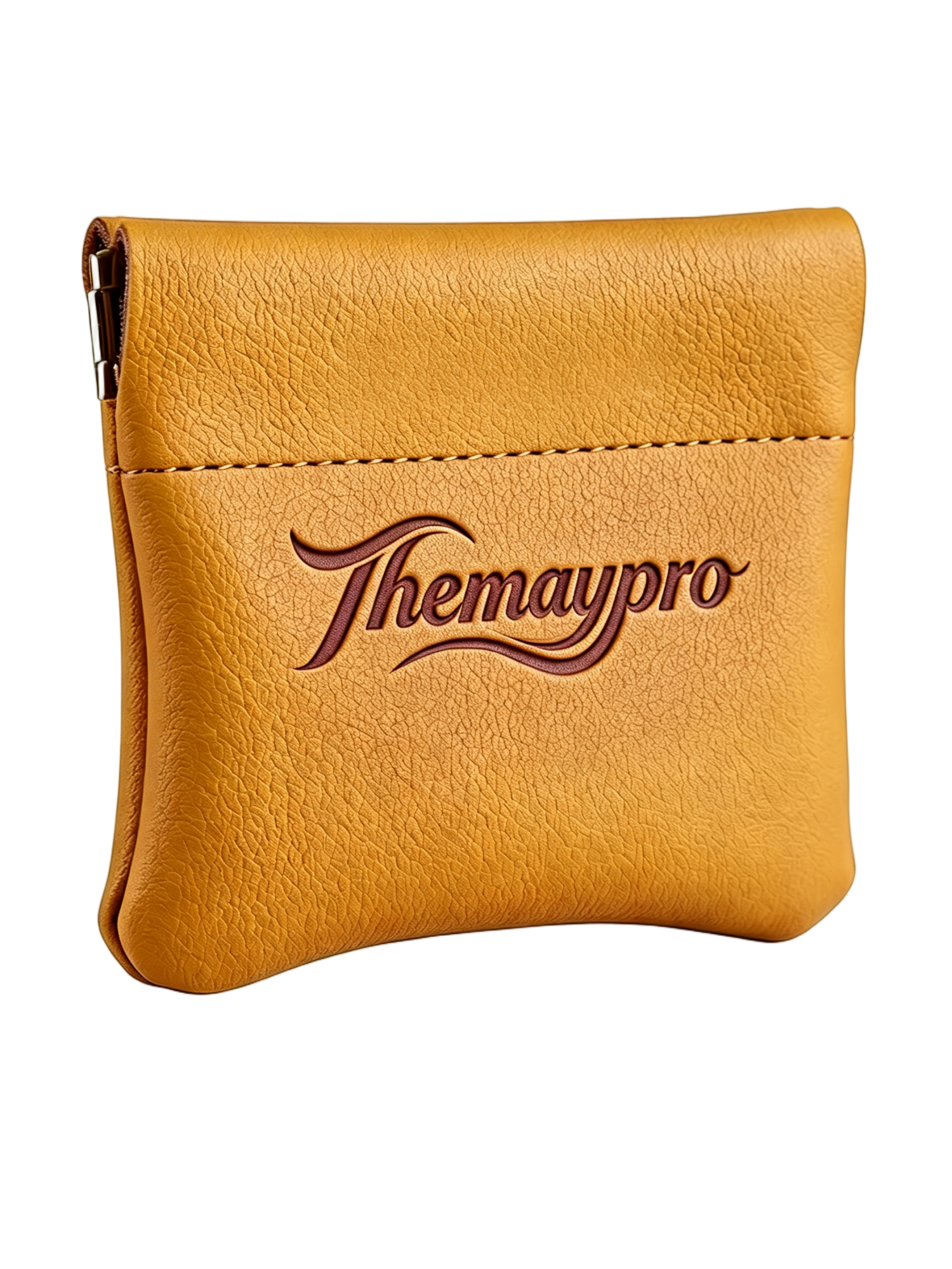 Custom PU Leather Coin Purse Pouch | Mini Squeeze Wallet for Coins & Small Essentials - Image 4