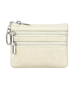 Alternative view of Vintage PU Leather Coin Purse, Multi-Zipper Mini Change Pouch, Portable Key Ring Wallet, Pocket Sized Small Storage Bag for Daily Use