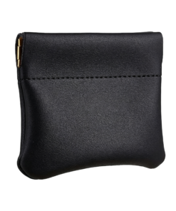 Custom PU Leather Coin Purse Pouch | Mini Squeeze Wallet for Coins & Small Essentials