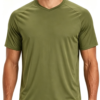 Men’s Active Quick Dry Crew Neck T Shirts | Athletic Running Gym Workout Short Sleeve Tee Tops - Image 5