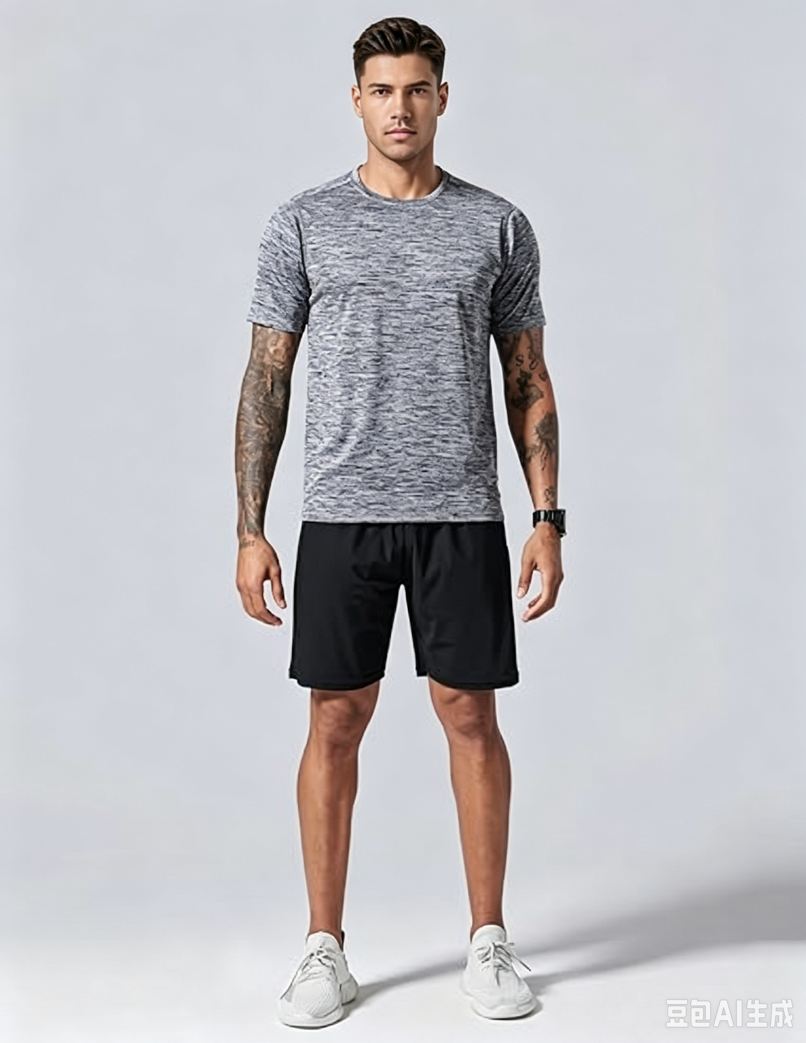 Men’s Active Quick Dry Crew Neck T Shirts | Athletic Running Gym Workout Short Sleeve Tee Tops - Image 3