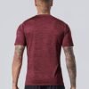 Men’s Active Quick Dry Crew Neck T Shirts | Athletic Running Gym Workout Short Sleeve Tee Tops - Image 4