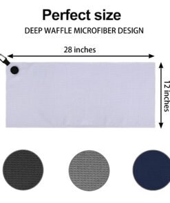 Magnetic Waffle Golf Towel - Image 3