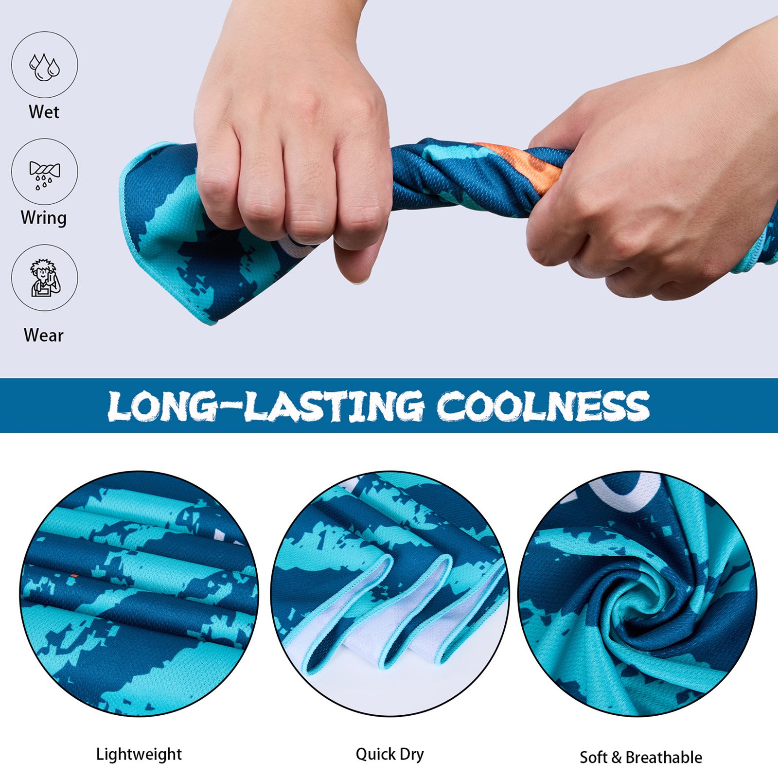 Full Color Cooling Towel - Image 5