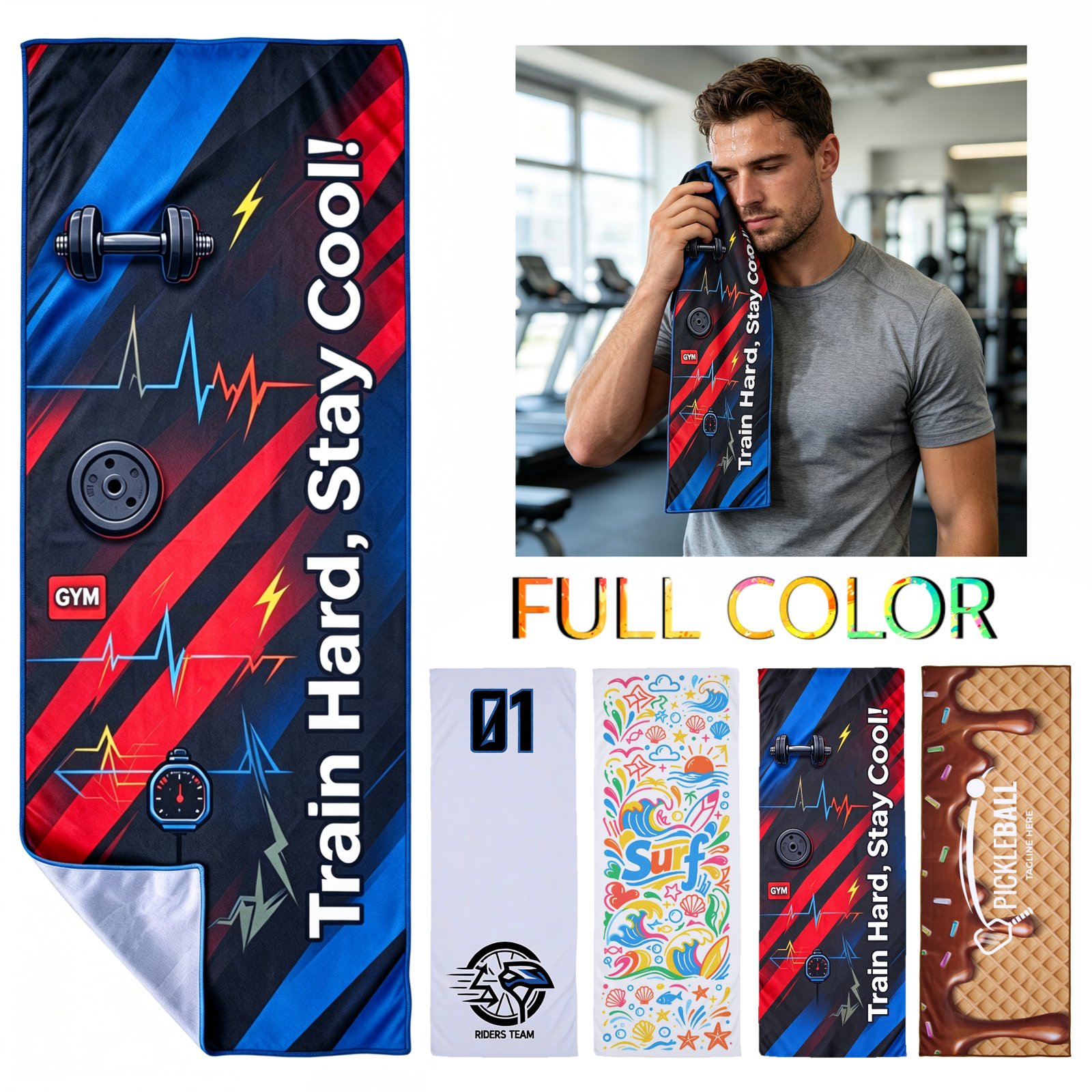 Full Color Cooling Towel